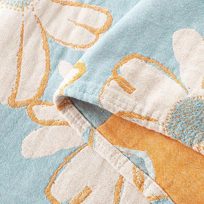 Daisy Printed Cotton Soft Reversible Quilt - image 7