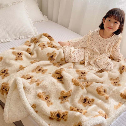 Ownkoti Cute Bear Reversible Throw Blanket - image 7