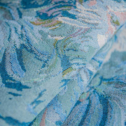 Flower Oil Painting Style Tassel Curtain - image 10