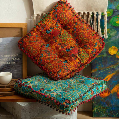 Bohemian Style Chair Pad Floor Pillows - image 3