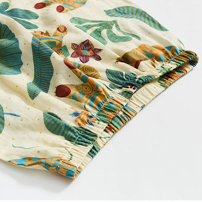 Cute Tiger Plant Loungewear Set - image 6