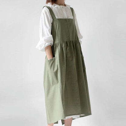 Ownkoti Cooking Adjustable Apron with Pockets - Green - One Size - image 0