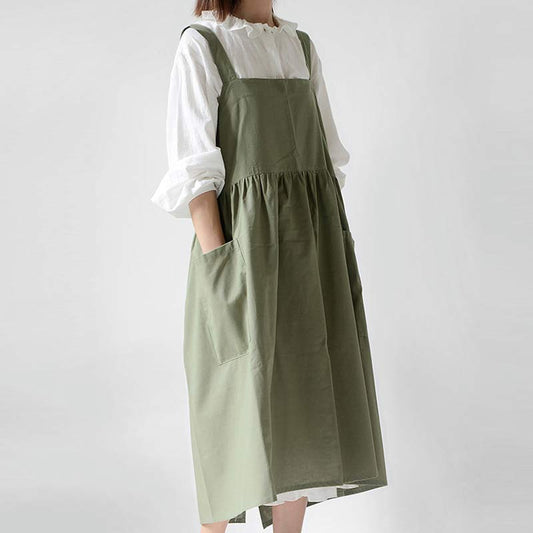 Ownkoti Cooking Adjustable Apron with Pockets - Green - One Size - image 0