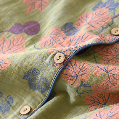 Gourd Jacquard Cotton Loungewear Set - image 6