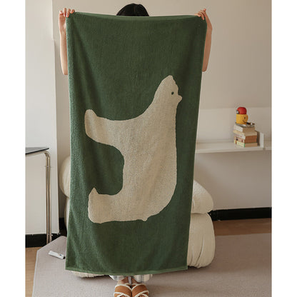 Polar Bear Breathable Cotton Towel - image 13