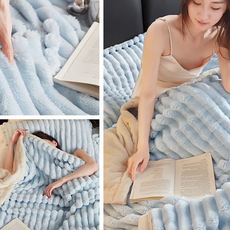 Solid Color Soft Lightweight Throw Blanket - image 19