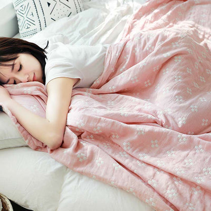 Ownkoti Mini White Square Plaid Cotton Quilt - image 3