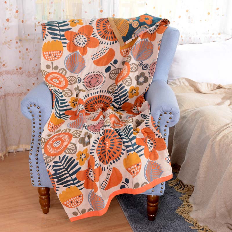 Ownkoti Flower Printed Colorful Reversible Bath Towel - image 2