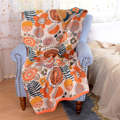 Ownkoti Flower Printed Colorful Reversible Bath Towel - image 2