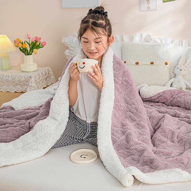 Puffy Cozy Reversible Throw Blanket - image 9