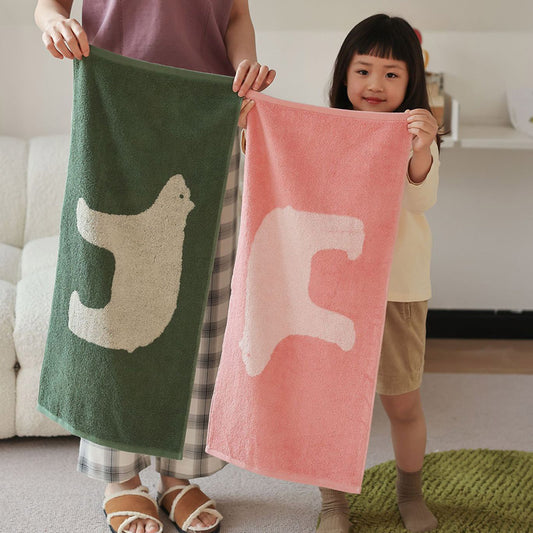 Polar Bear Breathable Cotton Towel - image 0