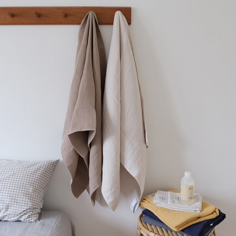 Solid Color Breathable Gauze Towel - image 19