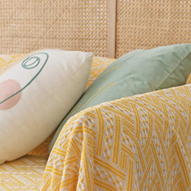 Ownkoti Soft Tassel Blanket Reversible Sofa Cover - image 6