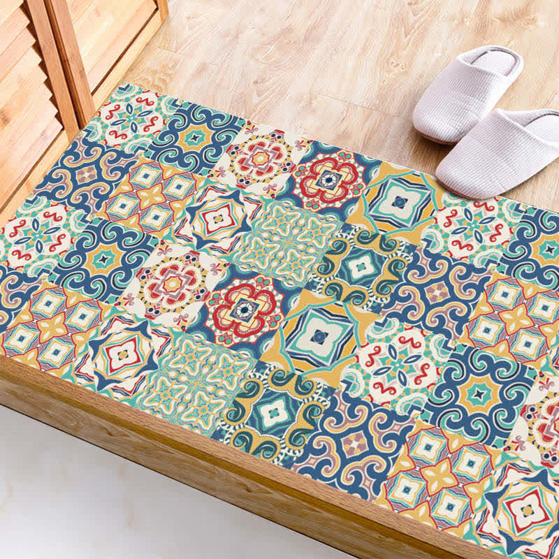 Ownkoti Colorful Mixed Pattern Wallpaper Tile Sticker (10PCS) - image 2