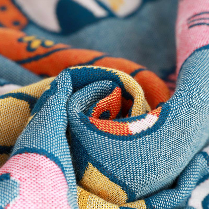 Ownkoti Cat Cotton Bath Towel Baby Blanket - image 6