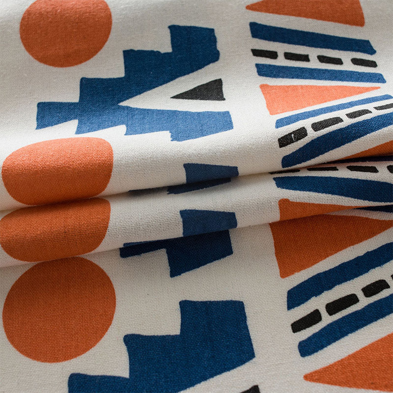 Ownkoti Boho Colorful Geometric Curtain with Tassel - image 7