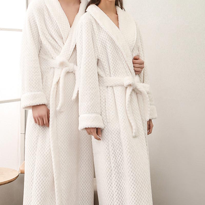 Ownkoti Puffy Fleece Pajama Long Bathrobe - image 7