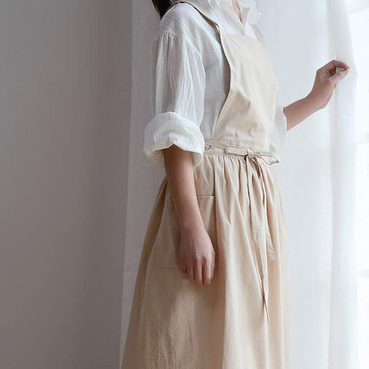 Ownkoti Cotton Apron Waterproof Apron With Pockets - image 12