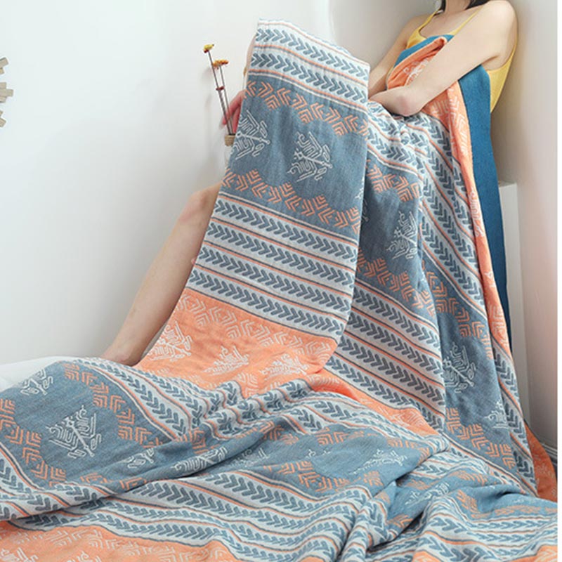 Ownkoti Wheat Ear Texture Cotton Reversible Quilt - image 6