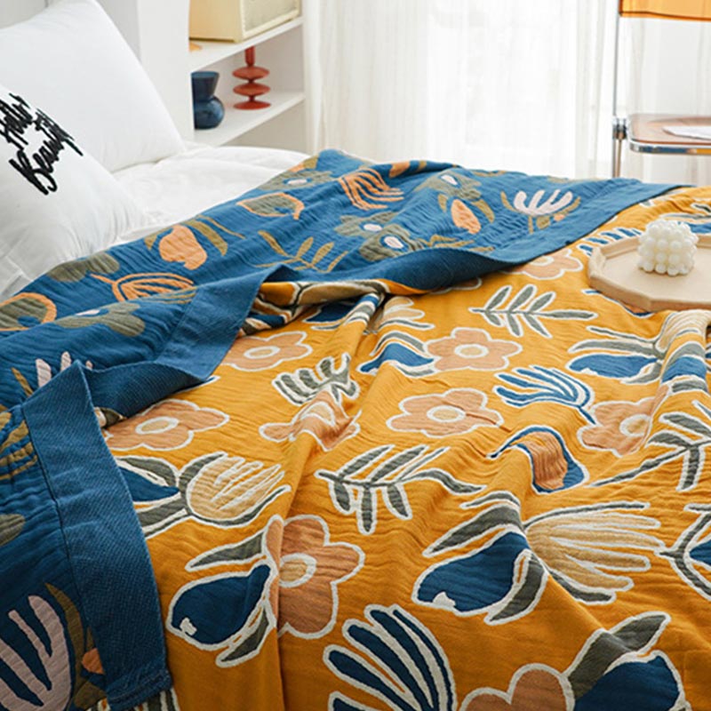 Ownkoti Bohemian Flower Print Double Side Quilt - image 10