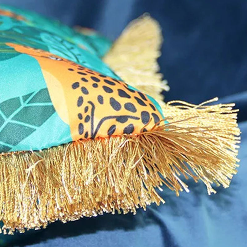 Animal Pattern Tassel Sofa Pillowcase - image 9