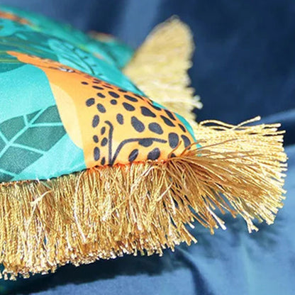 Animal Pattern Tassel Sofa Pillowcase - image 9
