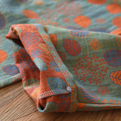 Leaf Green Cotton Gauze Loungewear Set - image 6