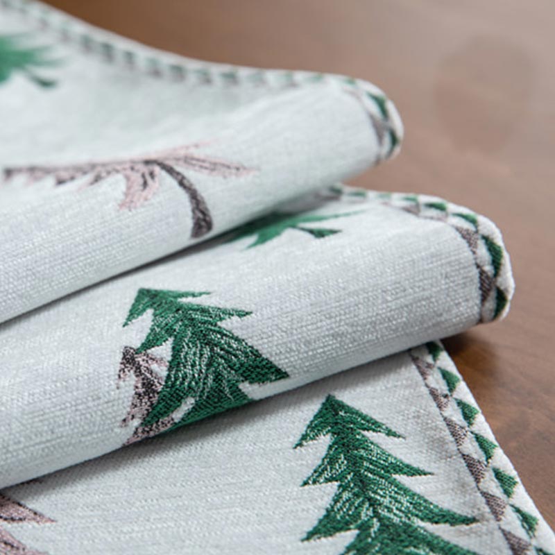 Ownkoti Christmas Tree Table Runner with Tassel - image 6