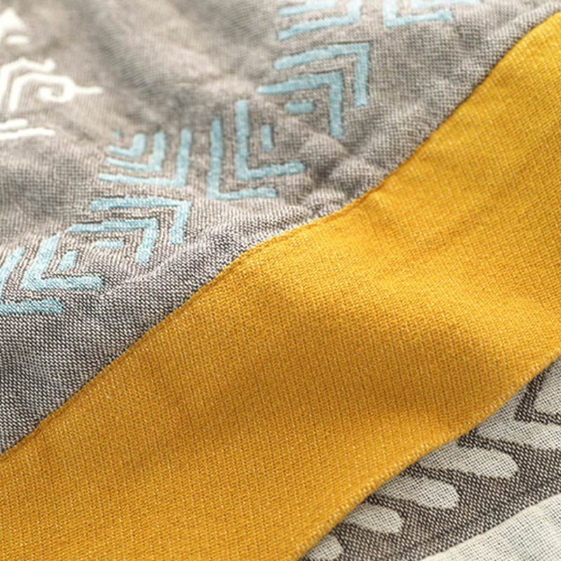 Ownkoti Cotton Wheat Ear Print Reversible Blanket - image 5