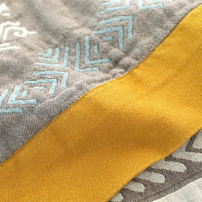 Ownkoti Cotton Wheat Ear Print Reversible Blanket - image 5