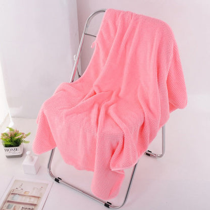 Solid Color Soft Breathable Bath Towel - image 3
