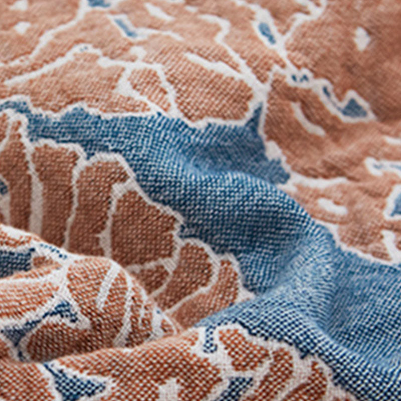 Ownkoti Flower Printed Cotton Decorative Pillow Towel (2PCS) - image 5