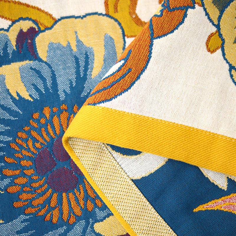 Blooming Flowers Reversible Cotton Bath Towel - image 8