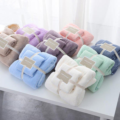 Ownkoti Pure Color Bathroom Towel Bath Towel - image 1