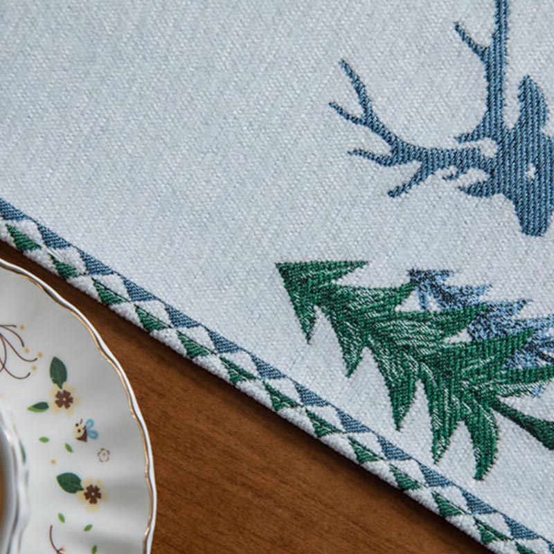 Ownkoti Christmas Tree Table Runner with Tassel - image 7