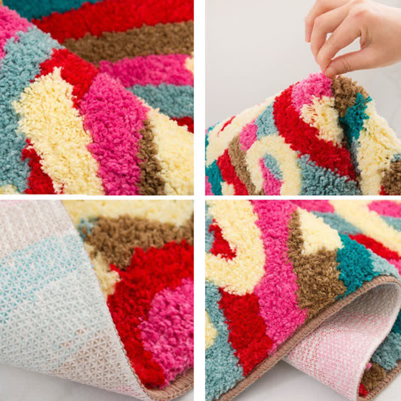 Rainbow & Letters Soft Non-slip Bath Mat - image 2