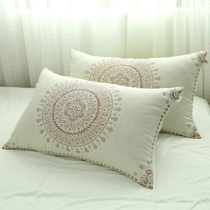 Mandala Cotton Pillow Cover Button Pillowcases (2PCS) - image 5