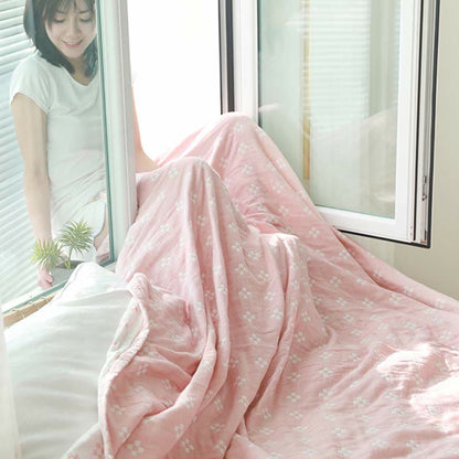 Ownkoti Mini White Square Plaid Cotton Quilt - image 5