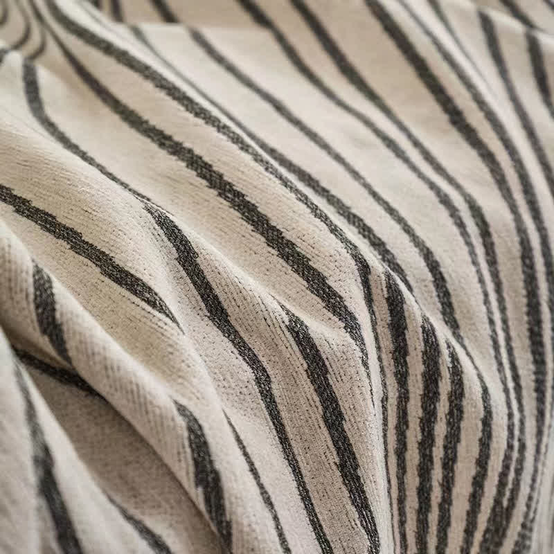 Ownkoti Chenille Abstract Stripe Sofa Protector - image 3